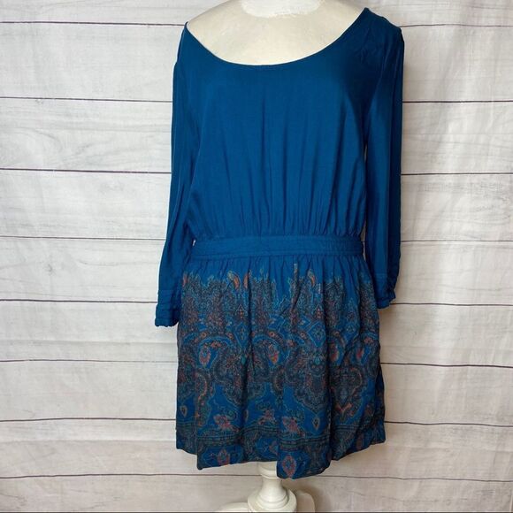 Urban Outfitters Ecote teal dres L - Picture 1 of 11